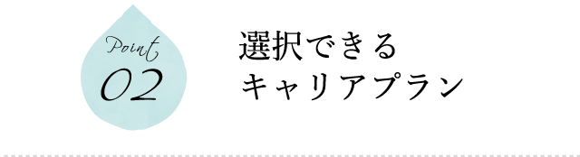 選択できるキャリアプラン